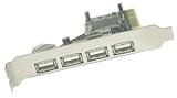 NISIS 5 Port USB 2.0 PCI Card (4 external, 1 internal, 4 maximum connections)