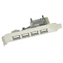 NISIS 5 Port USB 2.0 PCI Card (4 external, 1 internal, 4 maximum connections)