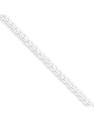 3mm, Sterling Silver, Square Spiga Chain, 18 inch