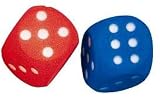 Champion Sports 5 High Density Foam Dice - Set of 2