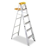 Buy Davidson Ladders, Inc. 428 Six-Foot Folding Aluminum Step Ladder by Davidson