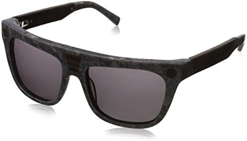 Desiar Mach 3 Marble Wayfarer Sunglasses, Grey, 56 mm