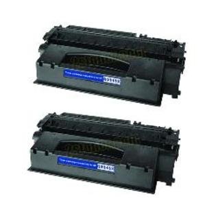 LD © HP Remanufactured CE505X (05X) Set of 2 Black Laser Toner Cartridges for the P2055 Printers