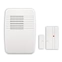Heath Zenith SL-6168-D Wireless Plug-In Chime with Entry-Alert Sensor, White