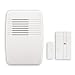Heath Zenith SL-6168-C Wireless Plug-In Chime with Entry-Alert Sensor, White