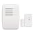 Heath Zenith SL-6168-D Wireless Plug-In Chime with Entry-Alert Sensor, White