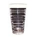 Fiesta Black Stripe 16-ounce Glass Cooler