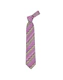 Missoni Multicolor Zig Zag Lines Woven Silk Tie