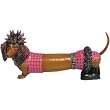 Hot Diggity Punk Pooch Dog Figurine