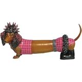 Hot Diggity Punk Pooch Dog Figurine