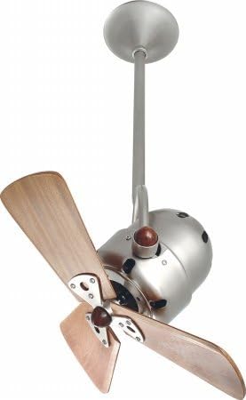 Matthews Fan BD-BN-WD Bianca Direcional Ceiling Fan - Brushed Nickel-Wood