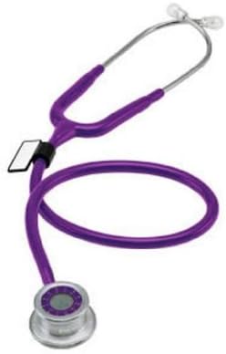 MDF 740 Adult's Pulse Time Stethoscope Purple Rain One Size