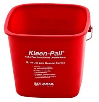 Kleen Pails/Sanitizing Red