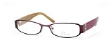 AUTHENTIC CHRISTIAN DIOR 3704 AXO MATTE BURGUNDY METAL EYEGLASSES
