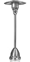 Garden Sun GS4150NGSS 41,000 BTU Floor Standing Natural Gas Powered Outdoor Patio Heater With Push Button Ignition - Stainless Steel