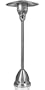 Garden Sun GS4150NGSS 41,000 BTU Floor Standing Natural Gas Powered Outdoor Patio Heater With Push Button Ignition - Stainless Steel