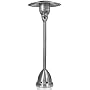 Garden Sun GS4150NGSS 41,000 BTU Floor Standing Natural Gas Powered Outdoor Patio Heater With Push Button Ignition - Stainless Steel