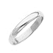 14K White Gold 2mm COMFORT FIT Plain Wedding Band Ring for Men & Women - Size 9