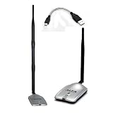 Alfa AWUS036H 1000mW 1W 802.11b/g High Gain USB Wireless Long-Range WiFi network Adapter with 5dBi and 9dBi Screw-On Swivel Rubber Antenna and Mini bendable Flex cable for Better adjustmentby Alfa