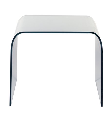 Clear Glass Side Table