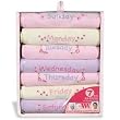 Baby 7-Day Bib Set - Pink