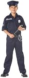 Kids Halloween Costume Boys Police Officer Cop Outfit M Boys M (fits sizes 8-10)