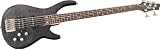 Rogue LX405 Series III Pro 5-String Electric Bass Guitar Trans Black