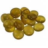 Glasnuggets 20-25 Glassteine 2cm Gelb