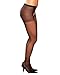 Sheer Crotchless Pantyhose Black Red or Beige Regular Color: Black