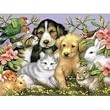 Loveable Pets 550 pc Jigsaw Puzzle by White Mountain Puzzles