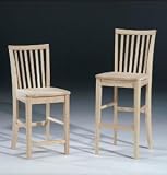 24 Inch and 29 Inch Mission Stool