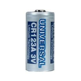 Universal Lithium CR123 3V Battery Replaces DL-123 EL123 VL123A