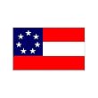 Confederate 1st National 3ft x 5ft Nylon flag