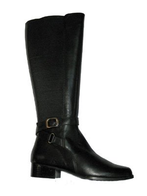 Molly Super Wide Calf Boot Black or Brown
