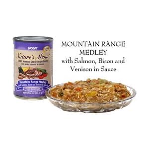 Evolve Nature's Menu Mountain Range Medley with Salmon, Bison and Venison Canned Dog Food by 