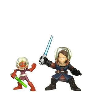 Star Wars 2010 Galactic Heroes 2Pack Anakin Skywalker Ahsoka Tano