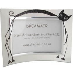 Cat Gift Sparkles Black Prince Landscape Picture Frame