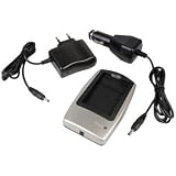 31KUyRlxj3L. SL160  Ladestation + Netzteil + KFZ Ladekabel für Akkutyp BCG10e für Panasonic Lumix DMC TZ6 Lumix DMC TZ7