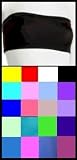Nylon/Lycra Strapless Bandeau Crop Tube Top Bra (Click for more Colors). Available Junior Sizes S, M, L, XL (Please read details and measurements)