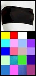 Nylon/Lycra Bandeau Crop Tube Top Bra (Click for more Colors). Available Junior Sizes S, M, L, XL (Please read measurements)