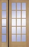 Exterior Door: Fifteen Lite with 1 Sidelite