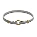 Jewelry : Sterling Silver Circle and Loops Bangle Bracelet