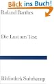 Die Lust am Text
