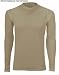LE Tight Crew Compression Fit S/S Wicking Tight Crew Tan L