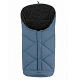Toddler FootMuff 3-Zipper Medium Blue by Eckert
