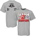 Utah Utes Ash 2009 Sugar Bowl Champions Score T-shirt