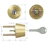 GOAL(ゴール) V18シリンダー TXタイプ　鍵 交換 取替え テール刻印40 GCY-246 TX/TDDゴールド色40～43mm(テール刻印40)