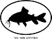 CATFISH Oval Bumper Sticker Image
