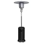Garden Sun GS4400BK Floor Standing 44,000 BTU Propane Powered Patio Heater With Push Button Ignition, Black