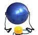 Blue Pilates Ball with Resistance Tubing & Free Pump(Price for 12 Kits), Wholesale Lot